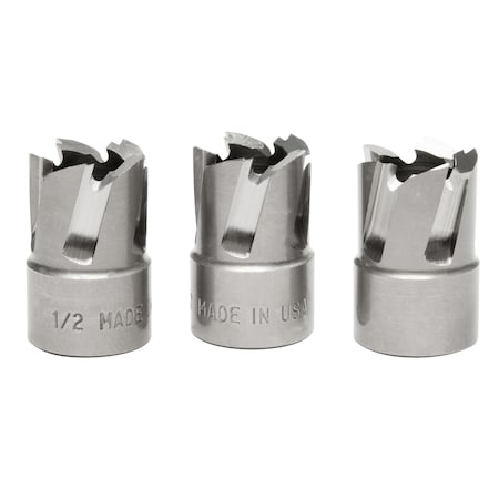 1/2 In. RotaCut Hole Cutter, 3 Pack